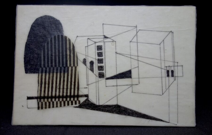 Encaustic Drawing #1