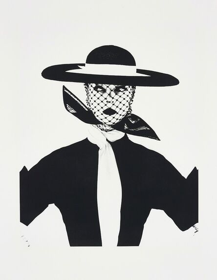 Irving Penn, ‘Black and White Vogue Cover (Jean Patchett), New York’, 1950-printed 1968