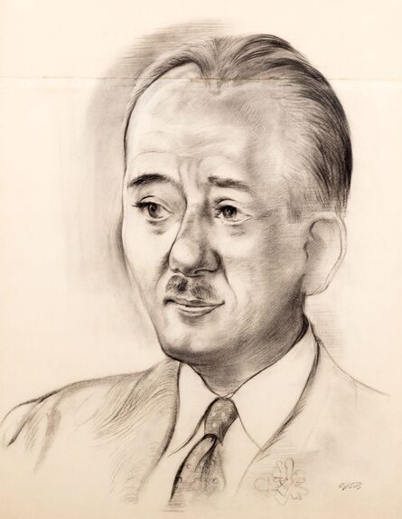 George Grosz, ‘Portrait of Wolfram Ertinger’, 1938