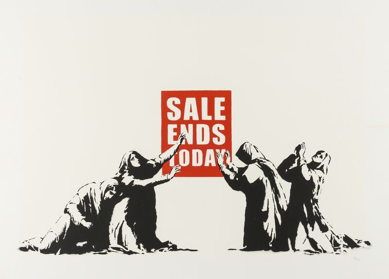 Banksy, ‘Sale Ends 'LA Edition'’, 2007, Print, Screenprint in colours, on Arches wove paper, Forum Auctions