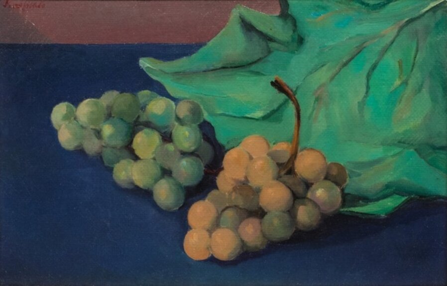 Still life with grapes