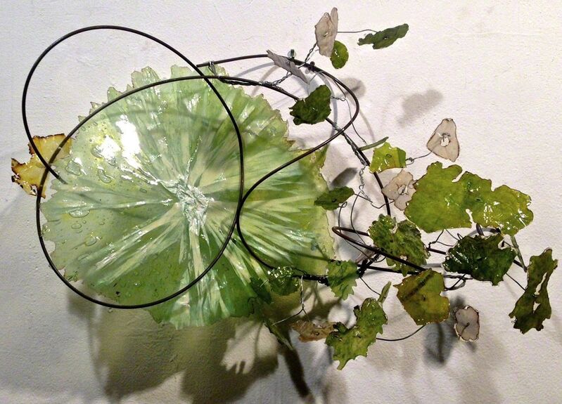Mira Lehr, ‘Sea Foam’, 2013, Sculpture, Steel wire, resin, Japanese paper and ink, Rosenbaum Contemporary