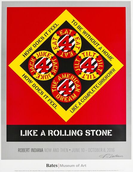 Robert Indiana, ‘Like a Rolling Stone’, 2016