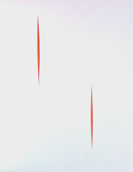Lucio Fontana, ‘Untitled (Concetto Spaziale)’, 1966