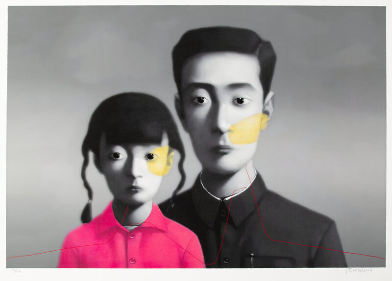 Zhang Xiaogang, ‘Big Family’, 2007, Print, Silkscreen in colors on wove paper, Heritage Auctions