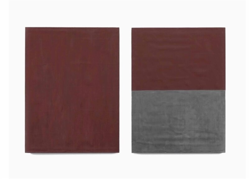 Günther Förg, ‘Untitled’, Two elements--acrylic on lead mounted on panel, Christie's