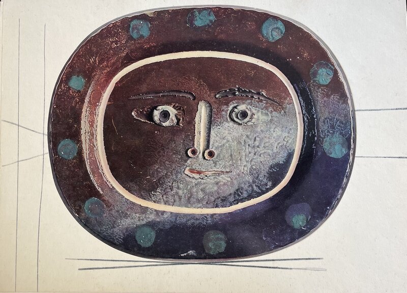 Pablo Picasso, ‘CERAMICS by PICASSO Portfolio Containing 18 Colorplates of Picasso's Ceramics, from the 1955 Printing. ’, Printed on the Tenth Day of August-Nineteen Hundred and Fifty Five, Print, COLORPLATE PRINT, Printed in Switzerland, 1955, Borgia Inc. 