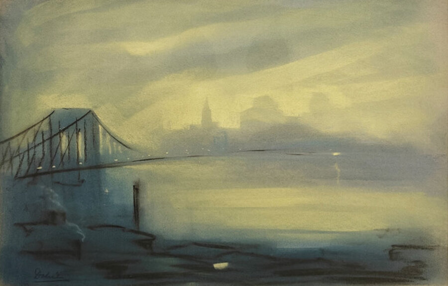 New York Harbor (Brooklyn Bridge)