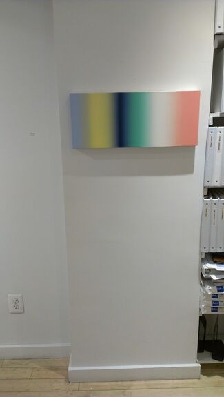 Flying Houses and Spectrum Paintings, installation view