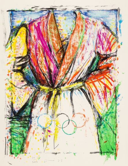 Jim Dine, ‘Olympic Robe, from Official Arts Portfolio of the XXIVth Olympiad, Seoul, Korea’, 1988