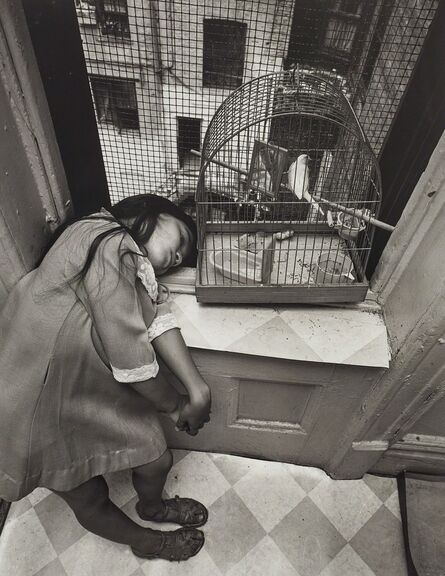 Bruce Davidson, ‘East 100th St, New York (Girl with birdcage)’, 1966