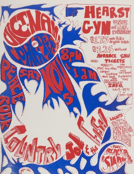 Cynthia, ‘Country Joe & the Fish: a U.S. concert handbill’, 1966