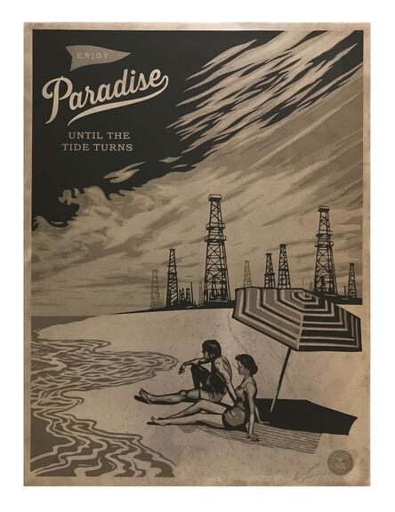 Shepard Fairey, ‘Paradise Turns’, 2014