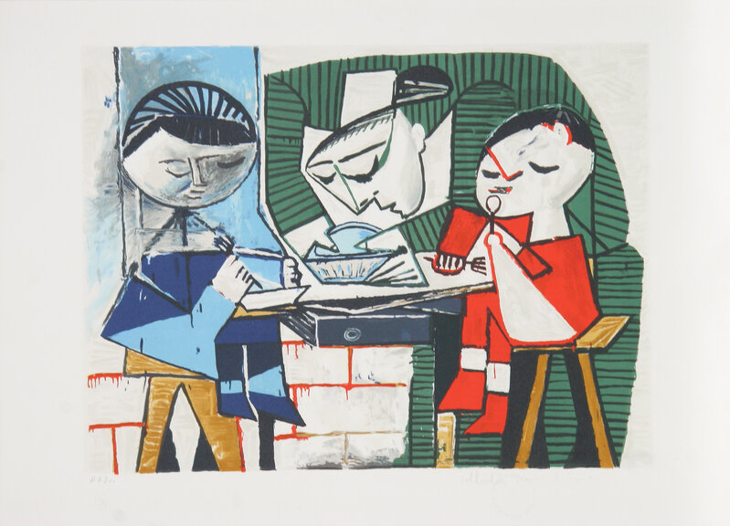 Pablo Picasso, ‘Les Repas des Enfants, 1953’, 1979-1982, Print, Lithograph on Arches Paper, RoGallery