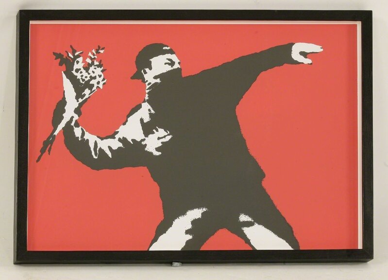 Banksy, ‘Love In The Air’, Print, Screenprint in colours, Sworders