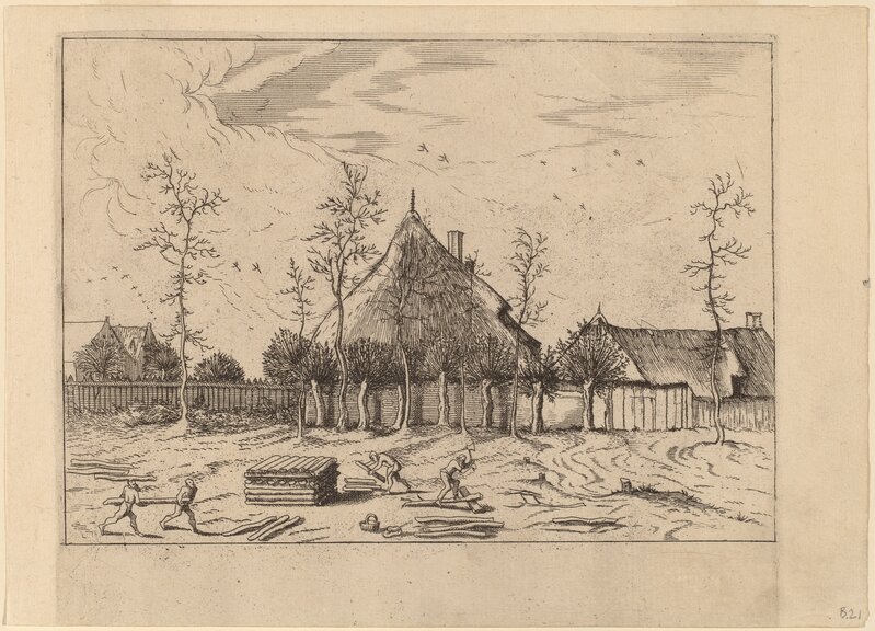 ‘Farm’, published 1559/1661, Print, Etching retouched with engraving, National Gallery of Art, Washington, D.C.