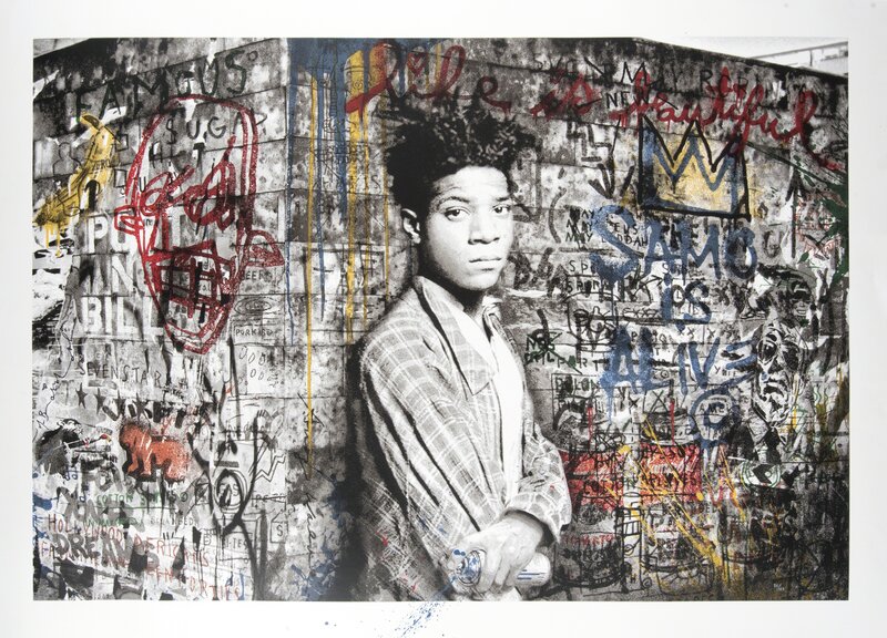 Mr. Brainwash, ‘Samo Is Alive’, 2016, Print, Hand embellished screen print in colours on archival paper, Tate Ward Auctions
