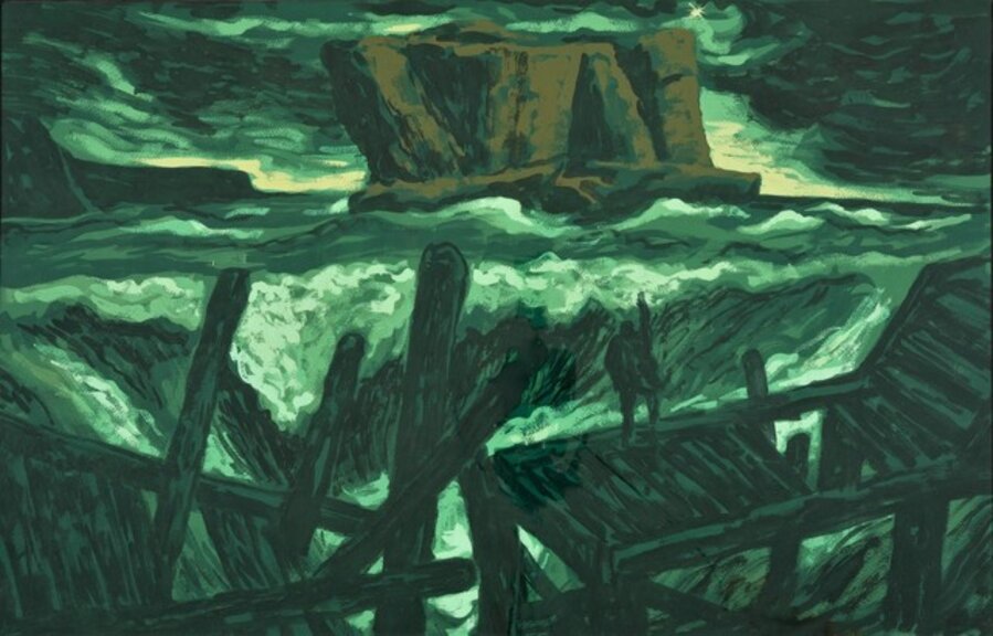 Study for ‘The Rock and the Sea'