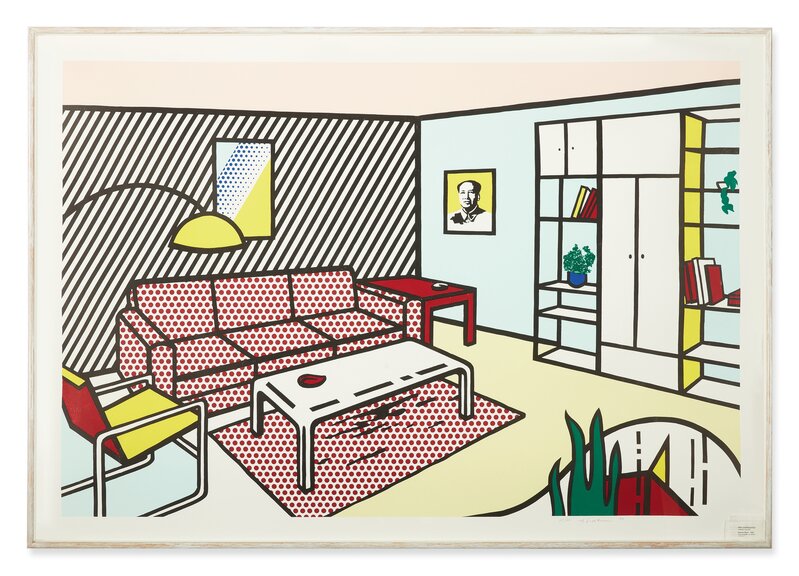 Roy Lichtenstein, ‘Modern Room   ’, 1990, Print, Lithograph, Woodcut and Screenprint on 4 ply Paper Technologies, Inc. Museum Board, Fine Art Mia