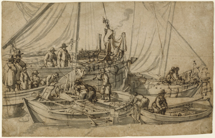 Figures on Board Small Merchant Vessels
