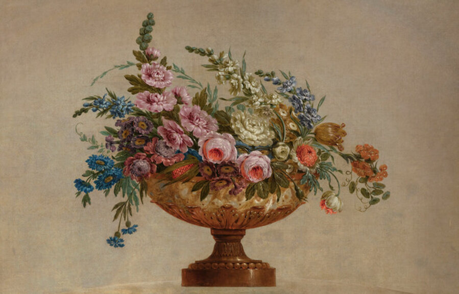 Jarròn con flores