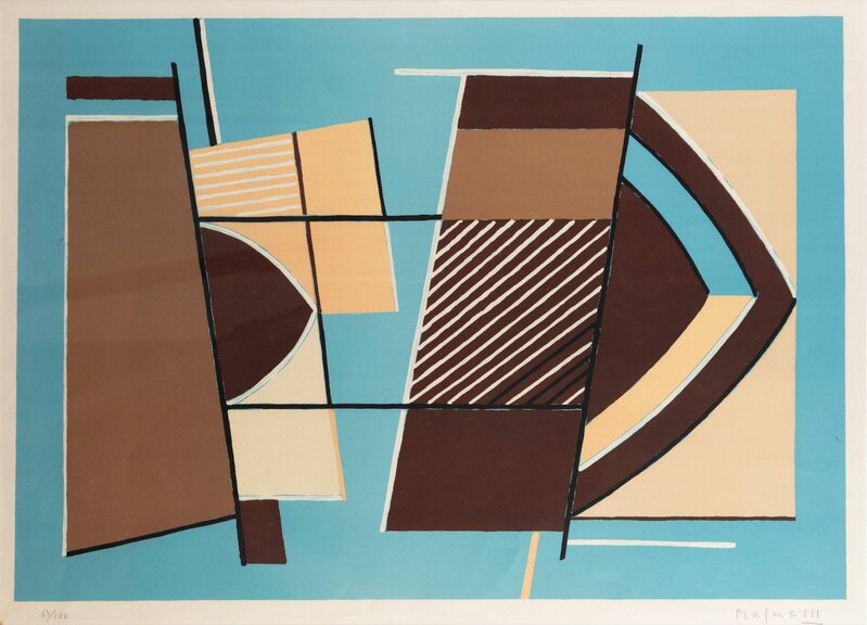 Alberto Magnelli, ‘Abstract Composition’, 1960s, Print, Original Lithograph, Wallector