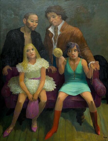 Anne Lyman Powers, ‘Vanitas, or Models (An Homage to Goya's "Majas on a Balcony")’, 2006