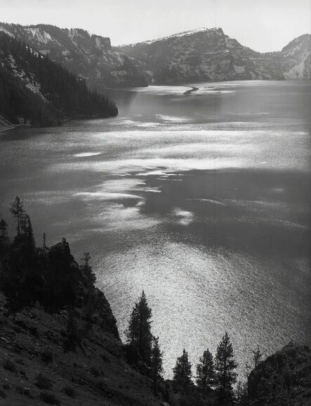 Ansel Adams, ‘Afternoon Sun, Crater Lake National Park, Oregon’, 1943