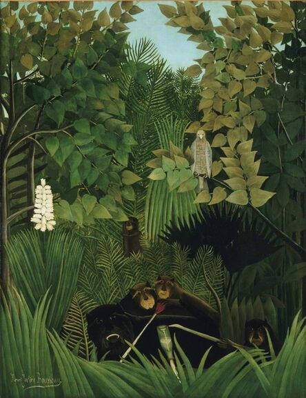 Henri Rousseau, ‘The Merry Jesters’, 1906