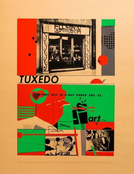 Richard Merkin, ‘Art and perfume Tuxedo Pop Art Color Screenprint Richard Merkin’, 1960-1969