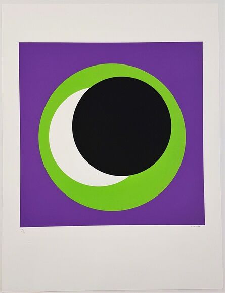 Geneviève Claisse, ‘Black and Green Circle (Cercle noir et vert)’, 2015