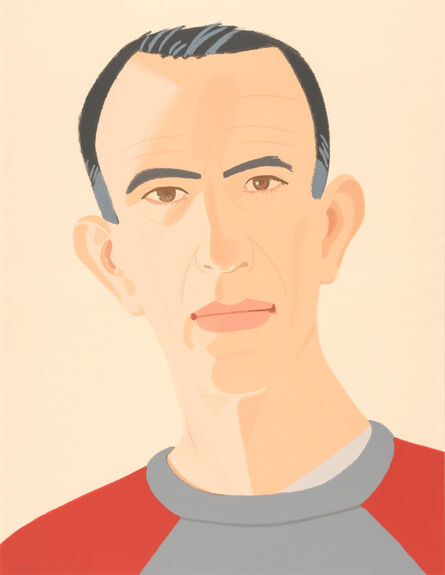 Alex Katz, ‘Sweatshirt II (Self Portrait) (S. 248)’, 1990