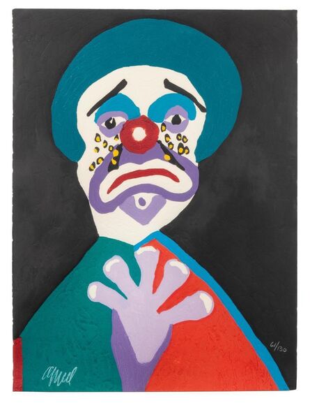 Karel Appel, ‘Sad Clown (from Circus)’, 1978