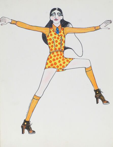 Delia Cancela, ‘Chica, lunares y rayas’, 1967