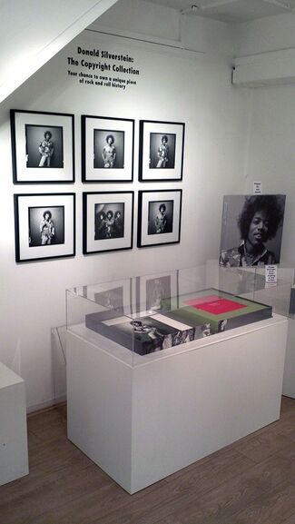 Jimi Hendrix by Donald Silverstein, installation view