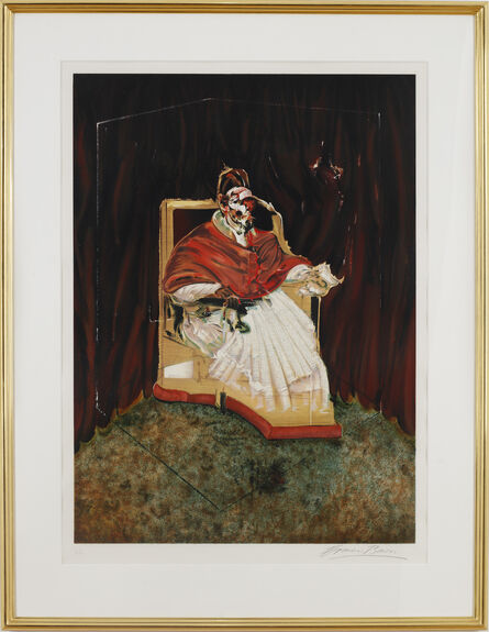 Francis Bacon, ‘Étude pour un portrait du Pape Innocent X d’après Vélasquez after Study for a Portrait of Pope Innocent X 1965’, 1989