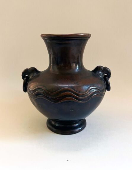 N/A, ‘Bronze Flower Vase’, Japan-late Edo or early Meiji period
