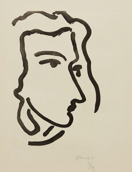 Henri Matisse, ‘Nadia regardant à droite (Nadia Looking Right)’, 1948