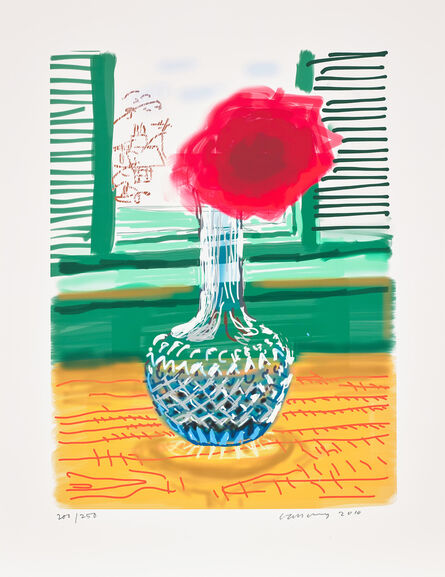 David Hockney, ‘My Window: iPhone drawing 'No. 281’, 23rd July 2010’