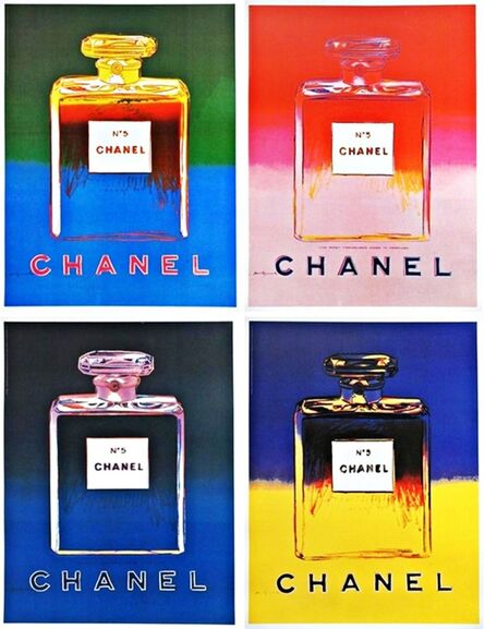 Andy Warhol, ‘Chanel No. 5  (Suite of Four (4) Separate  Limited Edition Works on thin linen canvas backing)’, 1997