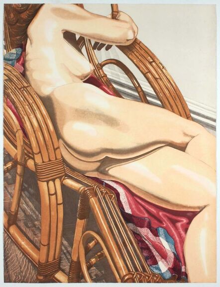 Philip Pearlstein, ‘Nude On Bamboo’, 1984