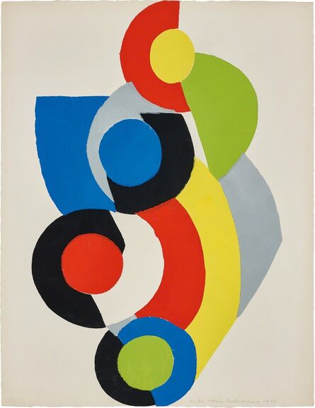 Sonia Delaunay, ‘Poésie de Mots, Poésie de Couleurs (The Poetry of Words, The Poetry of Colours): one plate’, 1961