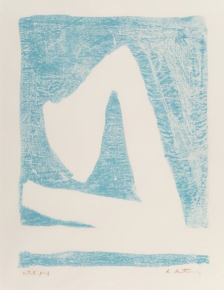 Robert Motherwell, ‘Summertime in Italy (Blue)’, 1965-66