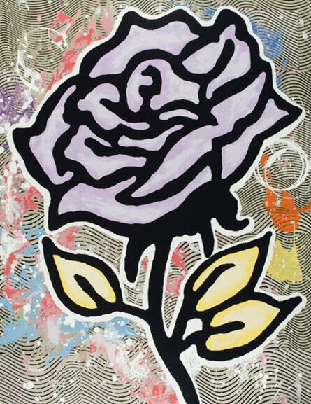 Donald Baechler, ‘Rose (Lavender)’, 2015