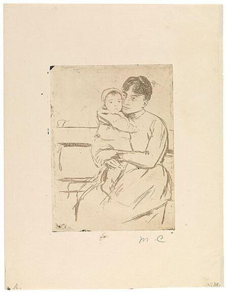 Mary Cassatt, ‘On the Bench’, ca. 1889