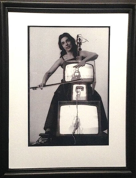 Paul Garrin, ‘Charlotte Moormon, TV Cello, Whitney Museum’, 1982