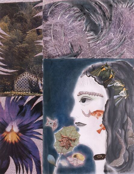 Yayoi Kusama, ‘Flowers and Self-Portrait’, 1973