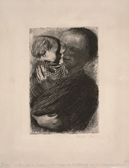 Käthe Kollwitz, ‘Mother with Child in Her Arms (Mutter mit Kind auf dem Arm)’, 1910