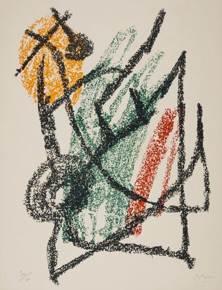 Joan Miró, ‘Untitled from Je Travaille comme un jardinier (Mourlot 370; Cramer 85)’, 1963
