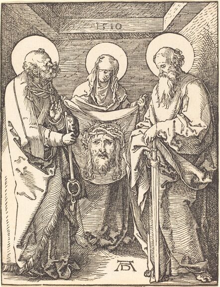 Albrecht Dürer, ‘Saint Veronica between Saints Peter and Paul’, 1509
